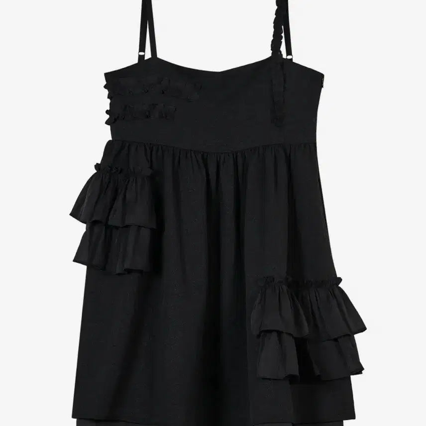 [BUNJANG] Type Service Ruffle Sleeve Volume Dress / 타입서비스 러플 슬리브 볼륨 드레스 베이비돌 블랙