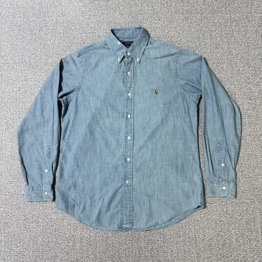 [BUNJANG] Polo Ralph Lauren Chambray Shirt M / [정품 QR] 폴로 랄프로렌 샴브레이 셔츠 M
