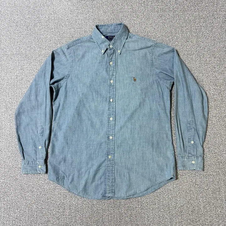 [BUNJANG] Polo Ralph Lauren Chambray Shirt M / [정품 QR] 폴로 랄프로렌 샴브레이 셔츠 M