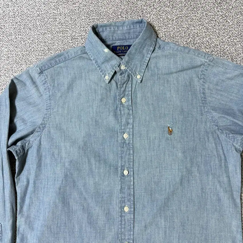 [BUNJANG] Polo Ralph Lauren Chambray Shirt M / [정품 QR] 폴로 랄프로렌 샴브레이 셔츠 M