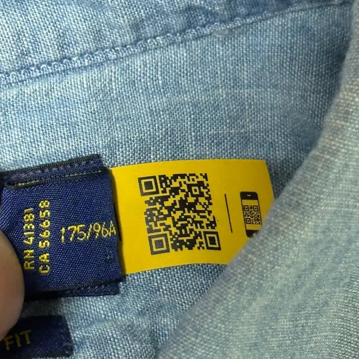 [BUNJANG] Polo Ralph Lauren Chambray Shirt M / [정품 QR] 폴로 랄프로렌 샴브레이 셔츠 M