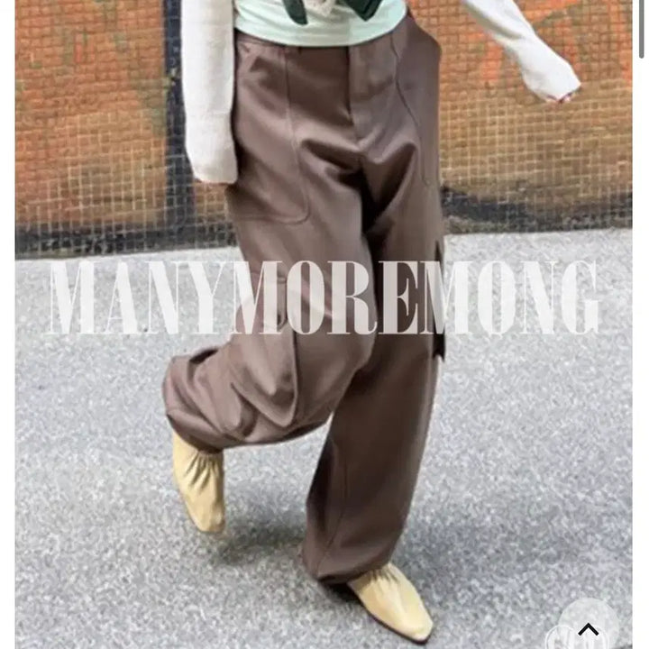[BUNJANG] Kim Mongkey Many More Mong Ice Wool Cargo Pants Brown / [새상품] 김몽키 매니모어몽 아이스울 카고팬츠 브라운 벌륜팬츠 사이즈조절