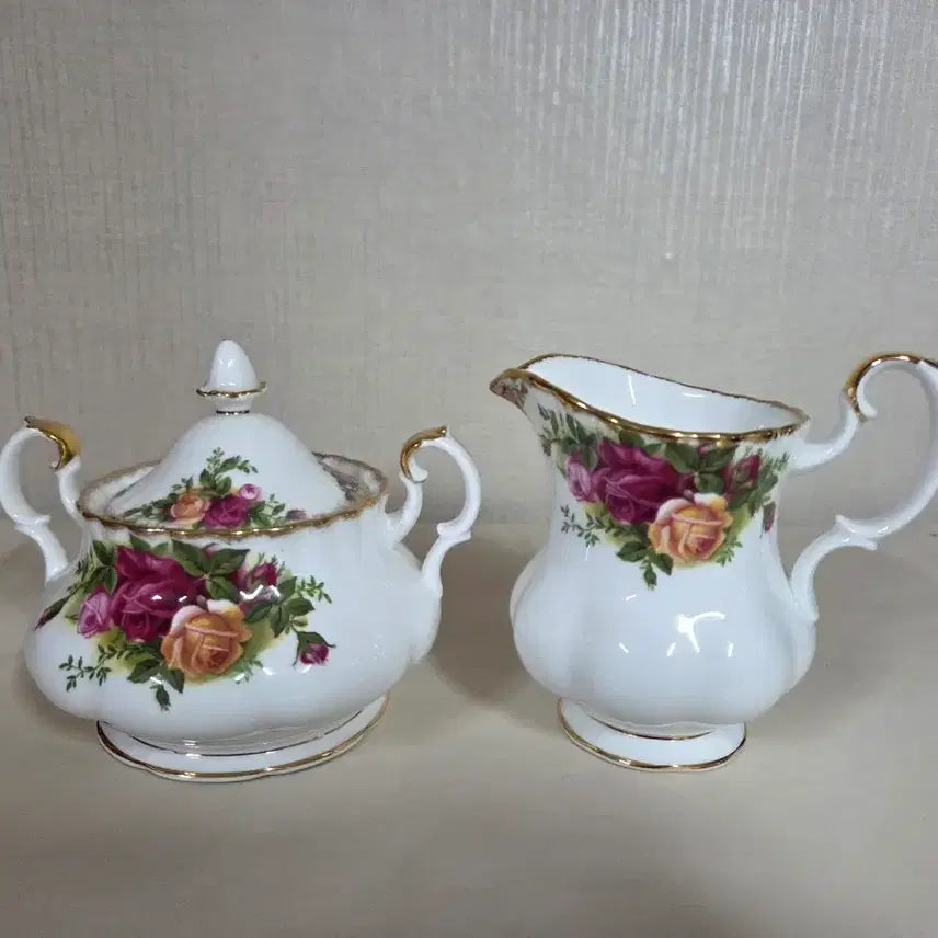 [BUNJANG] Royal Albert Two-Handle Sugar Bowl and Jug / 로얄알버트 투핸들슈거  저그