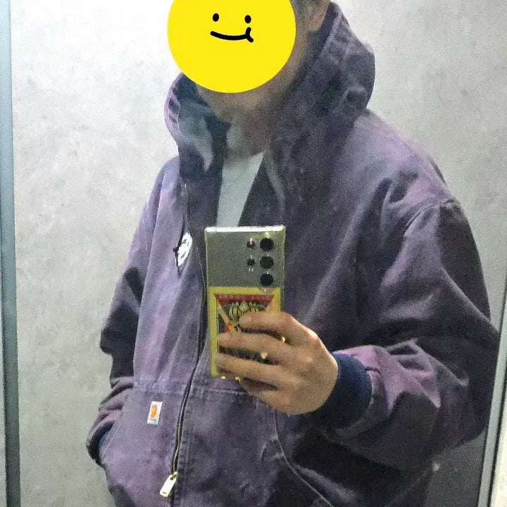[BUNJANG] Carhartt J140 Dioxide Purple Active Jacket (XL) / 요새날씨에 딱-칼하트 j140 -dioxide purple -xl