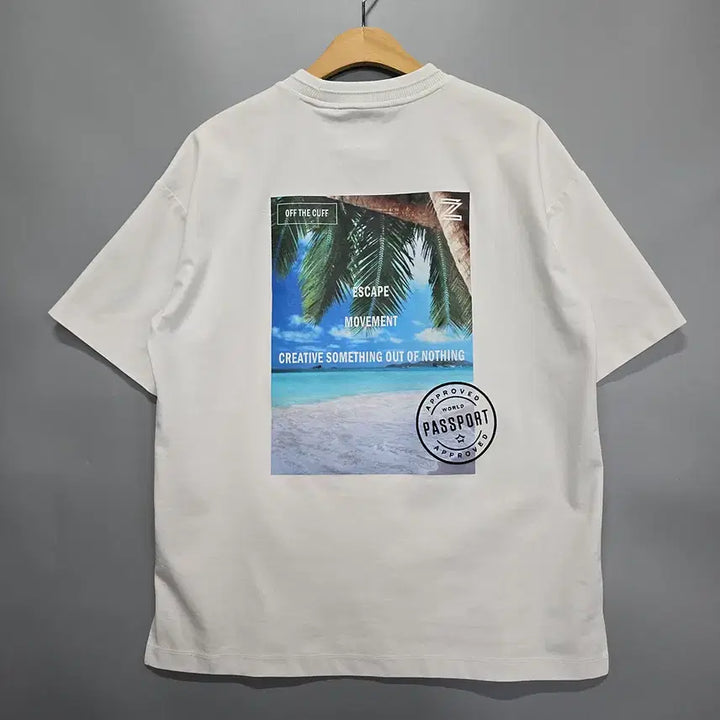 [BUNJANG] ZIO SONGZIO Graphic Short Sleeve T-shirt / 지오송지오 그래픽 반팔 티셔츠 95