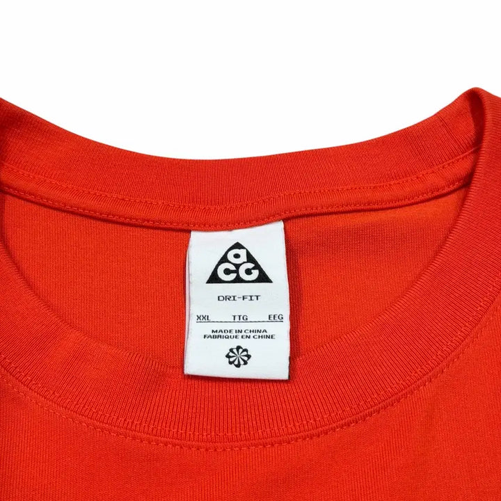 [BUNJANG] Nike ACG Seasonal Longsleeve T-shirt / 나이키 NRG ACG 시즈널 렁스 롱슬리브 피칸테 레드 2XL