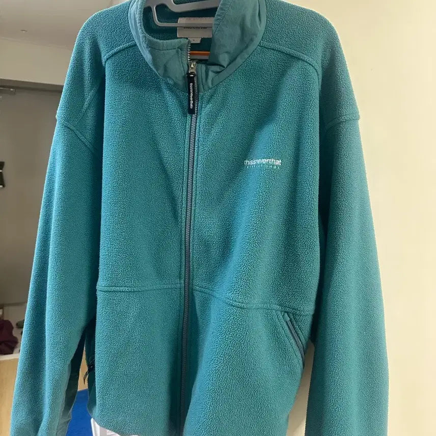 [BUNJANG] thisisneverthat Fleece Jacket Green / 디스이즈네버댓 플리스 자켓 그린