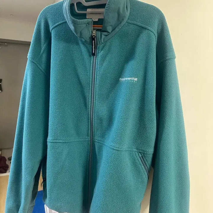 [BUNJANG] thisisneverthat Fleece Jacket Green / 디스이즈네버댓 플리스 자켓 그린