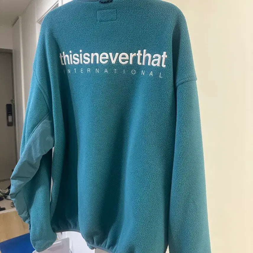 [BUNJANG] thisisneverthat Fleece Jacket Green / 디스이즈네버댓 플리스 자켓 그린