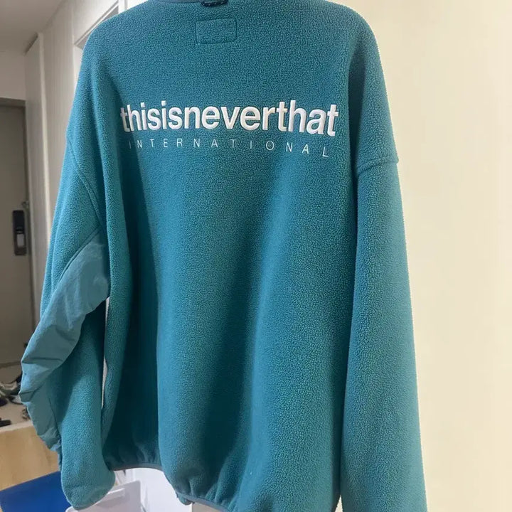 [BUNJANG] thisisneverthat Fleece Jacket Green / 디스이즈네버댓 플리스 자켓 그린
