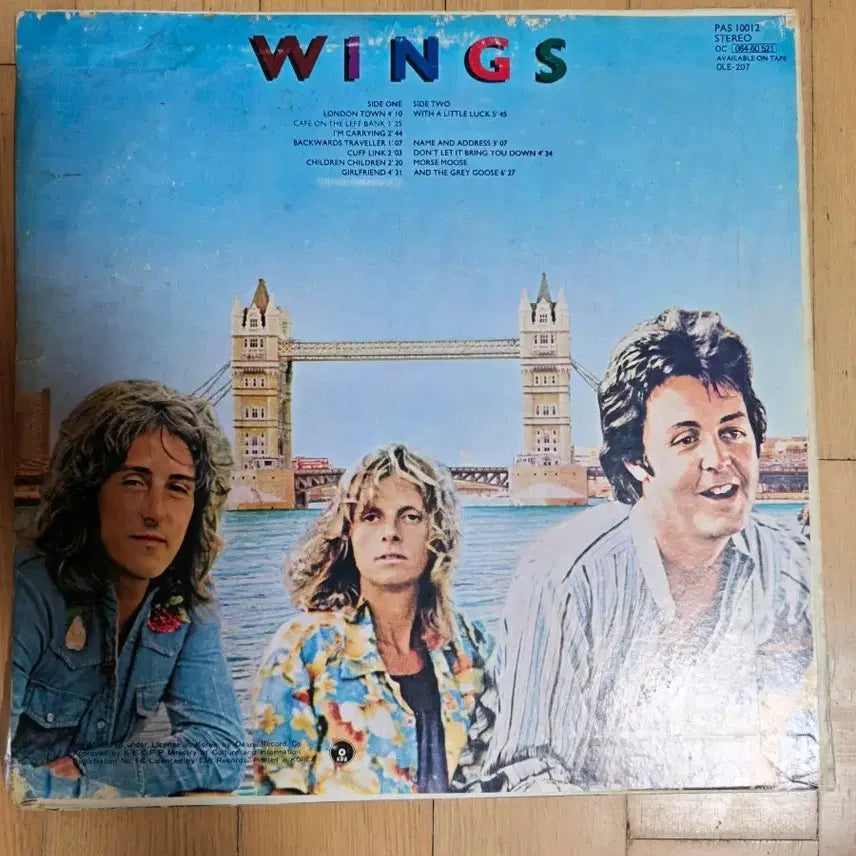 [BUNJANG] Wings London Town LP 바이닐 레코드 / Wings London Town LP 바이닐 레코드