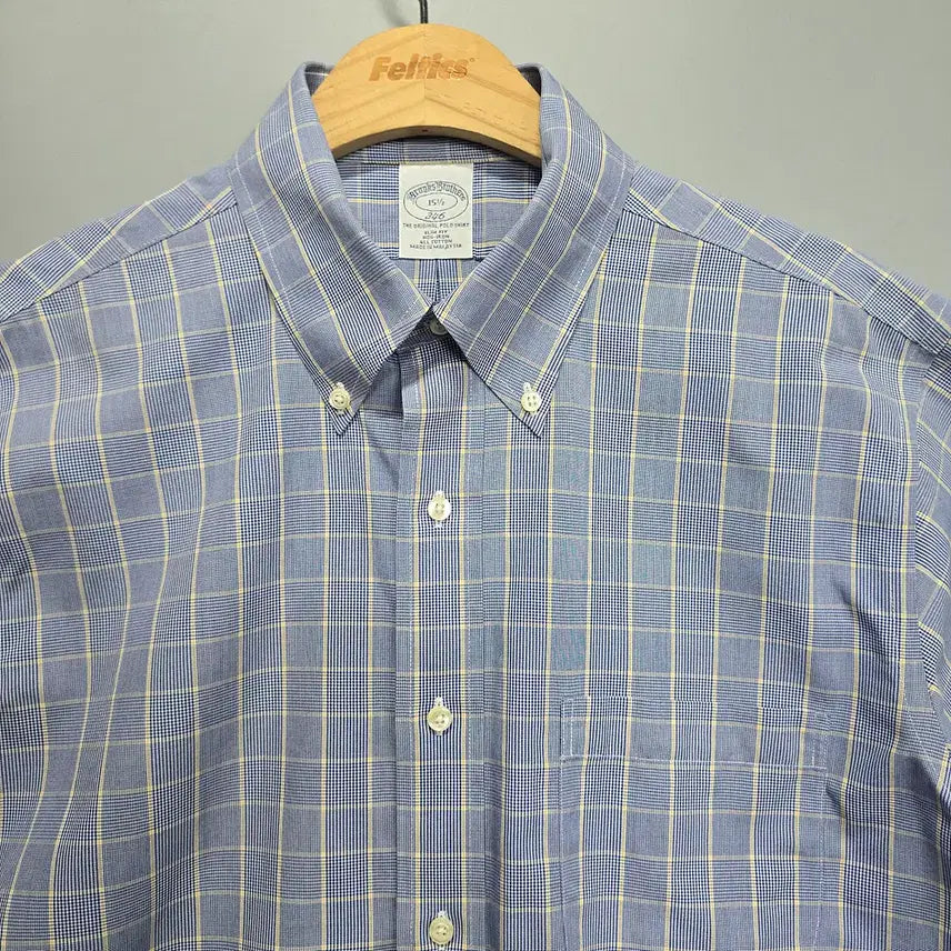 [BUNJANG] 브룩스 브라더스(Brooks Brothers) 슬림핏 체크 셔츠 100 / 브룩스 브라더스(Brooks Brothers) 슬림핏 체크 셔츠 100