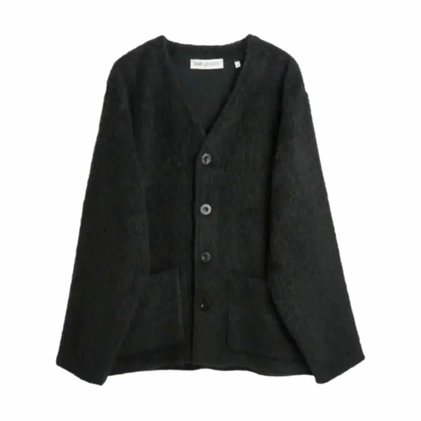 [SOLD OUT] 아워레가시 블랙 모헤어 가디건(50)