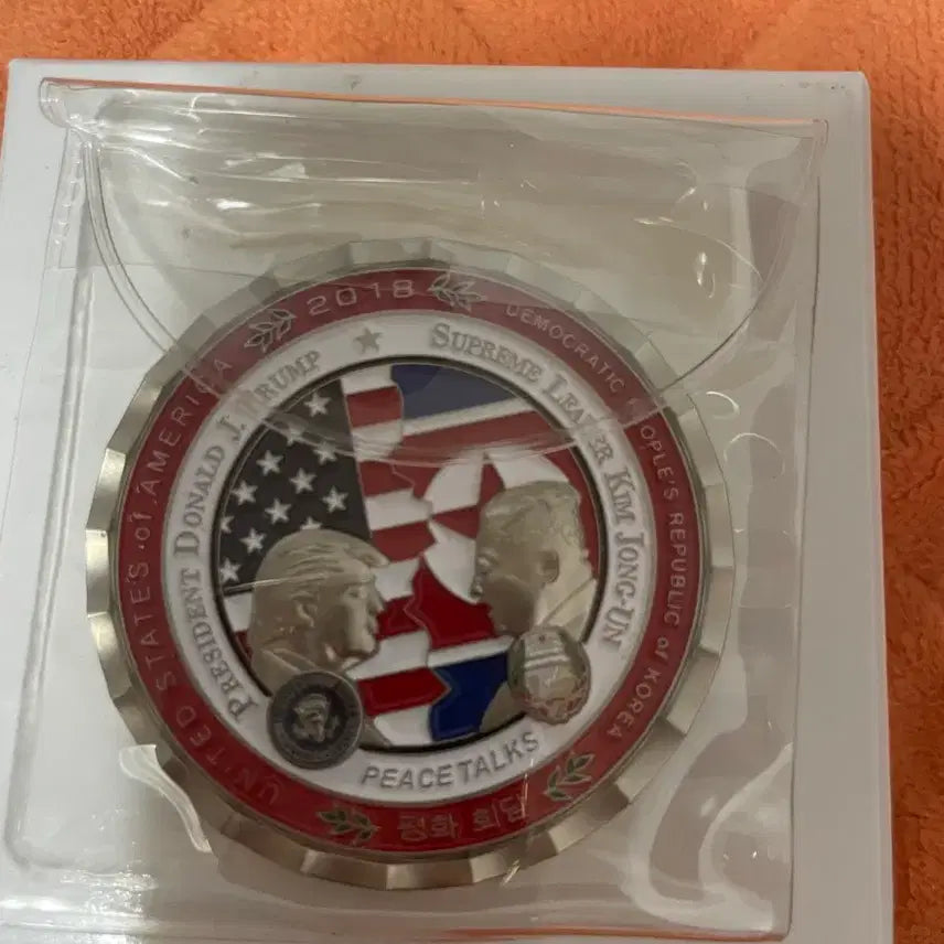 [BUNJANG] 2018 Trump Kim Jong Un Summit Commemorative Coin / 2018 트럼프 김정은 회담 기념 주화팝니다