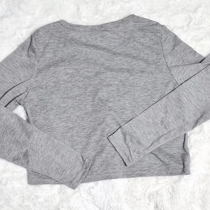 [BUNJANG] Grey Cropped Cardigan / [새상품] 그레이 회색 크롭 가디건