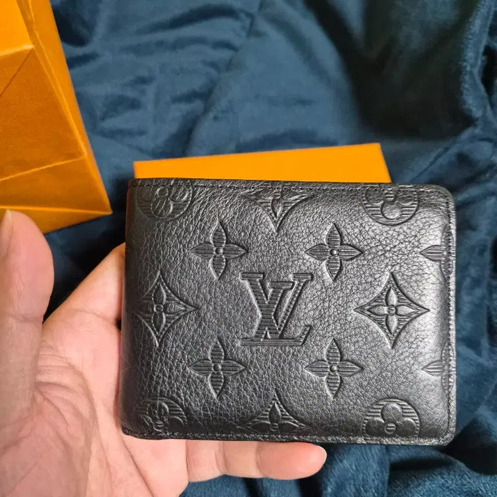 [BUNJANG] Louis Vuitton Black Monogram Bifold Wallet Full Set / 루이비통 블랙 모노그램 반지갑 + 풀박스