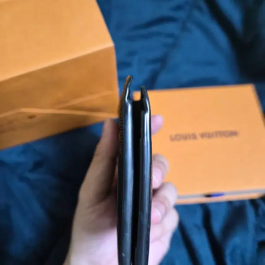 [BUNJANG] Louis Vuitton Black Monogram Bifold Wallet Full Set / 루이비통 블랙 모노그램 반지갑 + 풀박스