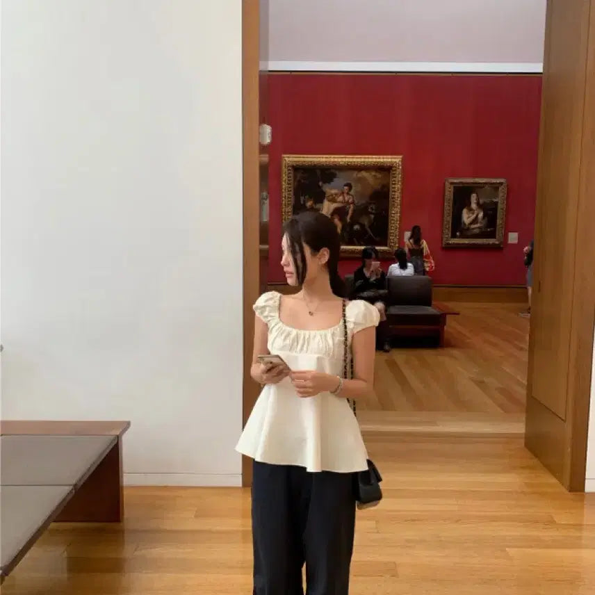 [SOLD OUT] 페이보릿띵스 wave rosy blouse lemon(새 상품)