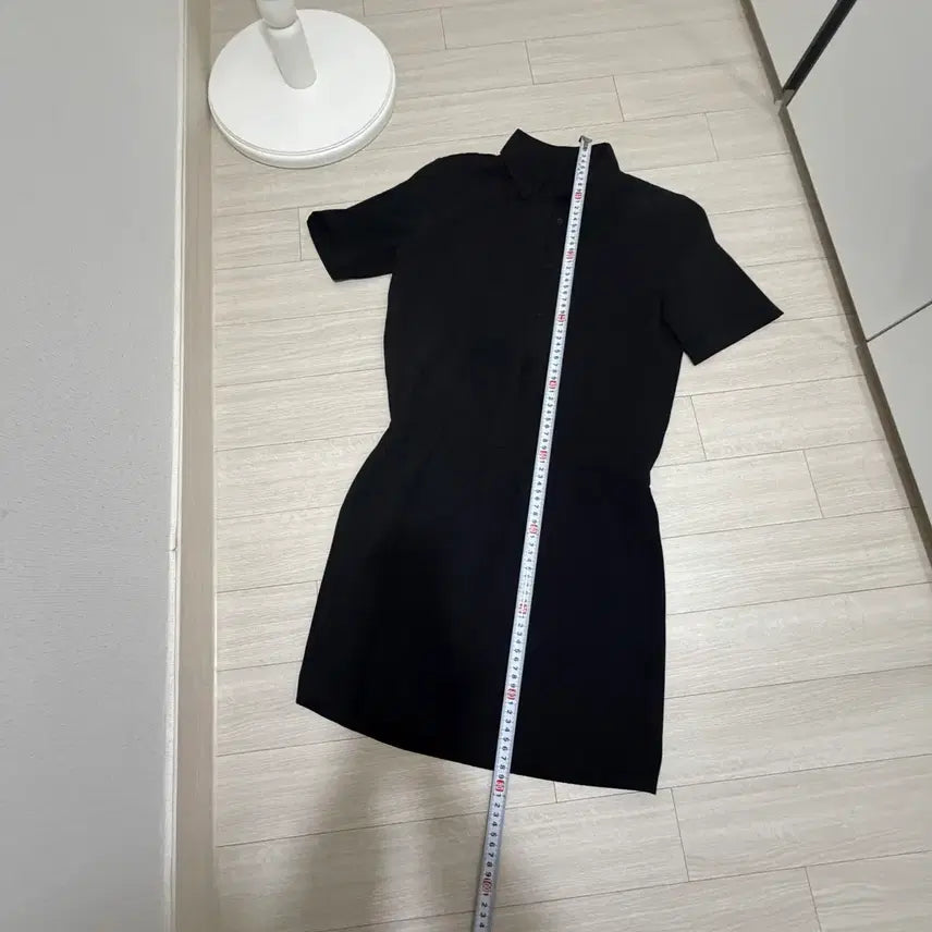 [BUNJANG] Eland Black Short Sleeve Shirt Dress / 이랜드 블랙 반팔 셔츠 원피스