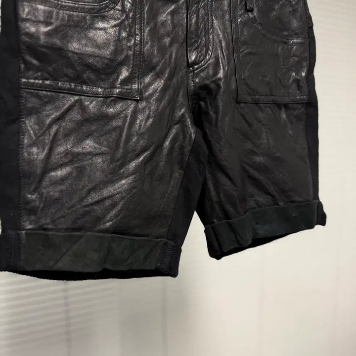 [BUNJANG] radiate Lambskin Panel Shorts / radiate 램스킨 패널 쇼츠
