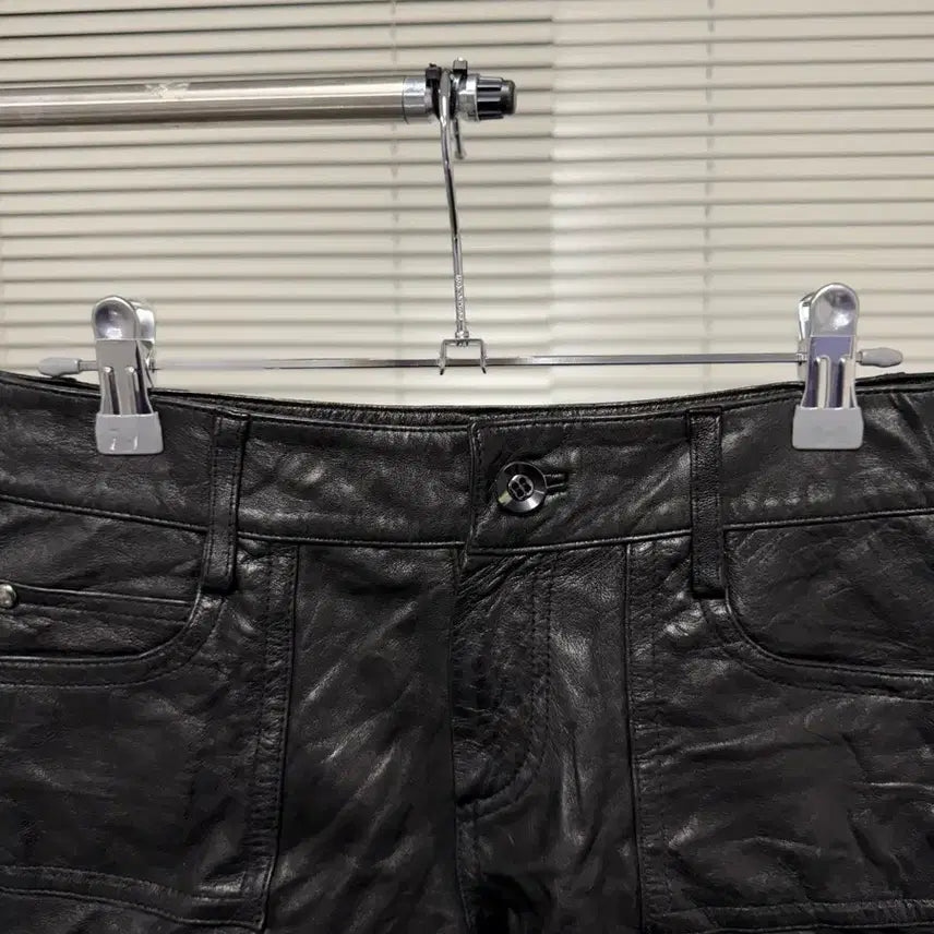 [BUNJANG] radiate Lambskin Panel Shorts / radiate 램스킨 패널 쇼츠