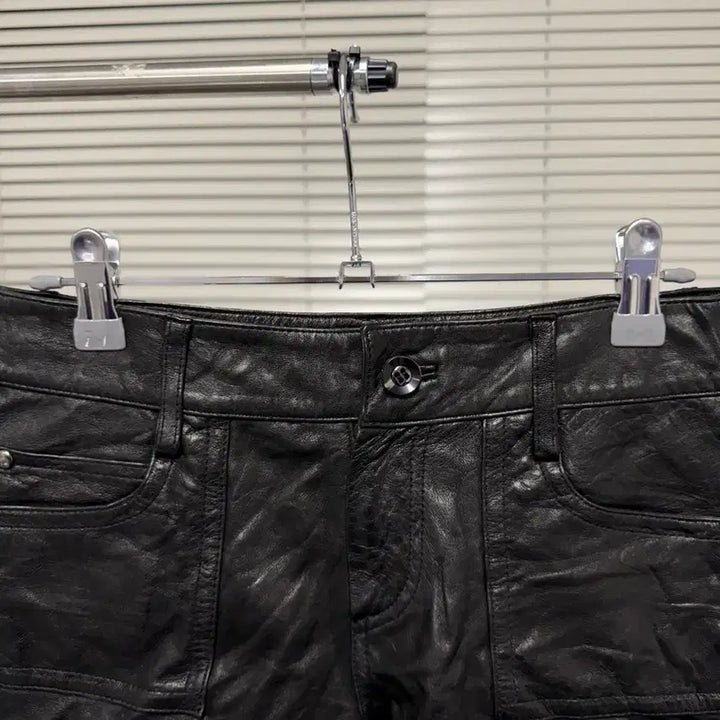[BUNJANG] radiate Lambskin Panel Shorts / radiate 램스킨 패널 쇼츠
