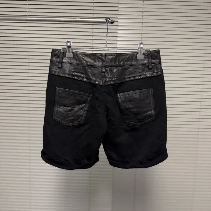 [BUNJANG] radiate Lambskin Panel Shorts / radiate 램스킨 패널 쇼츠