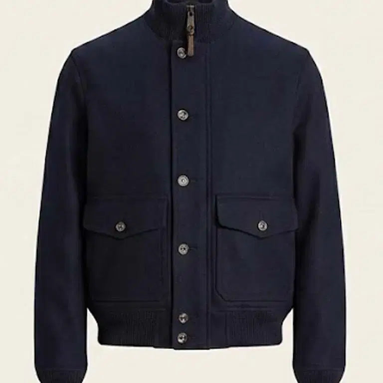 [BUNJANG] Polo Ralph Lauren A-1 Aviator Wool Down Flight Bomber Jacket / 폴로 랄프로렌 A-1 에비에이터 울다운 플라이트 보머 자켓