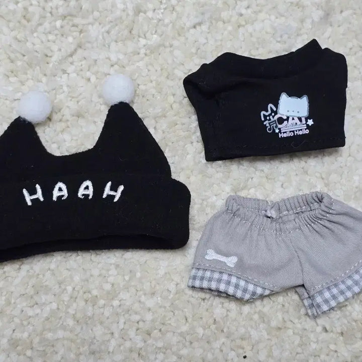 [BUNJANG] 10cm Doll 3-Piece Casual Set / 10cm 인형옷 3피스 캐주얼 세트