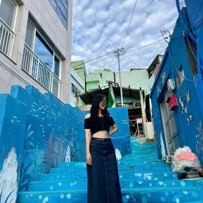 [BUNJANG] Cropped Ribbon Blouse / 크롭 리본 블라우스 (착샷 O)
