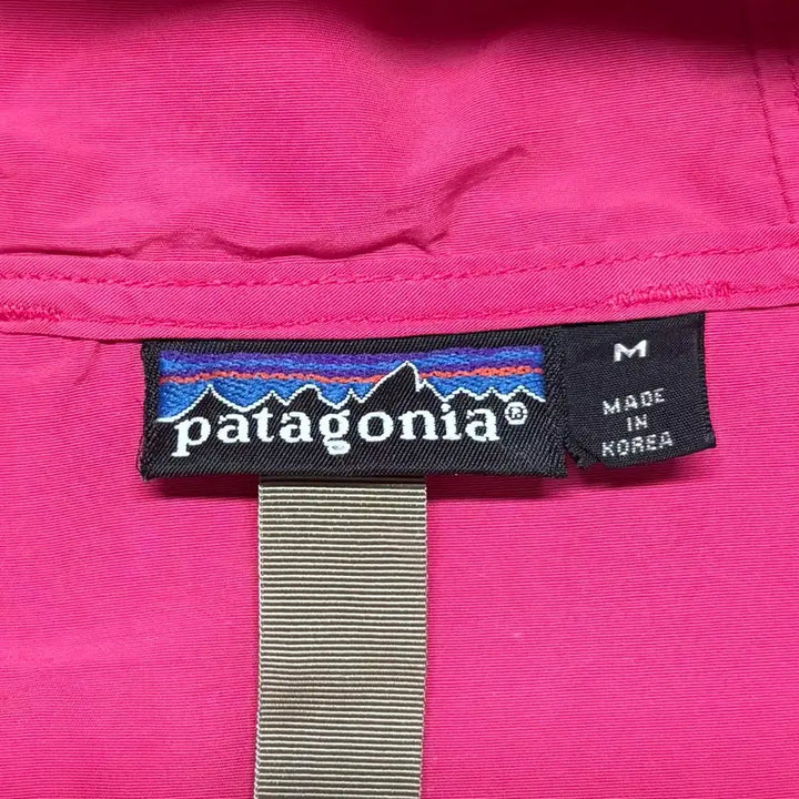 [BUNJANG] Patagonia Korean-Made Pink Baggies Anorak Smock Pullover Hoodie / 90s 파타고니아 핑크 배기스 아노락 스모크 스목 풀오버 후드 신칠라