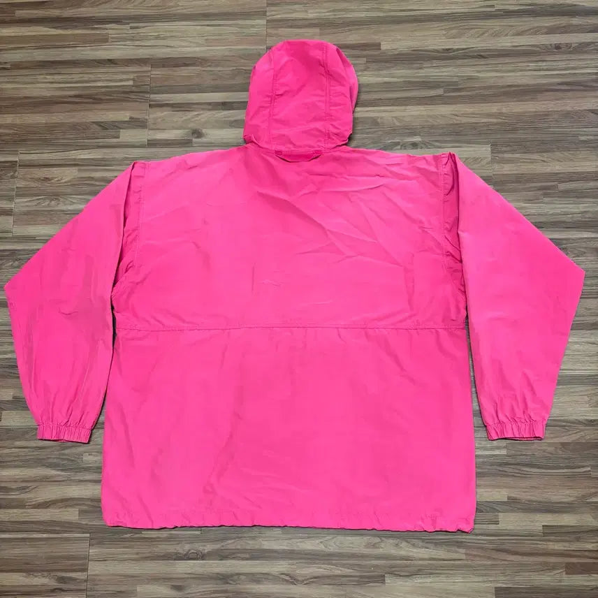 [BUNJANG] Patagonia Korean-Made Pink Baggies Anorak Smock Pullover Hoodie / 90s 파타고니아 핑크 배기스 아노락 스모크 스목 풀오버 후드 신칠라