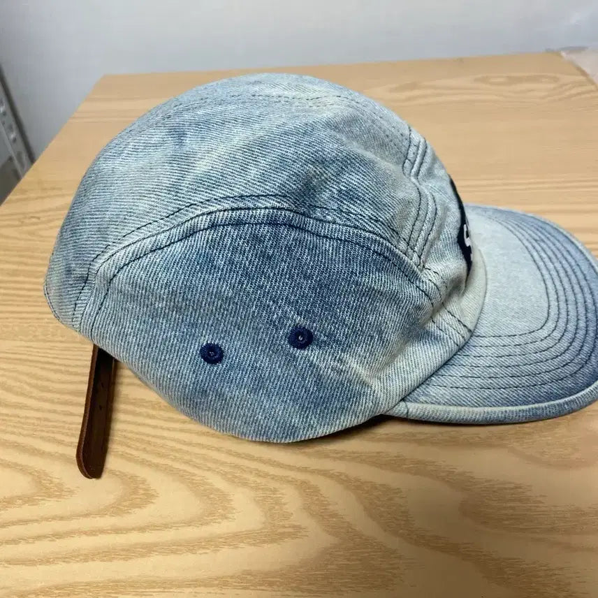 [BUNJANG] Supreme Washed Chino Camp Cap - Dirty Indigo / (새상품) 슈프림 워시드 치노 캠프캡 더티 인디고
