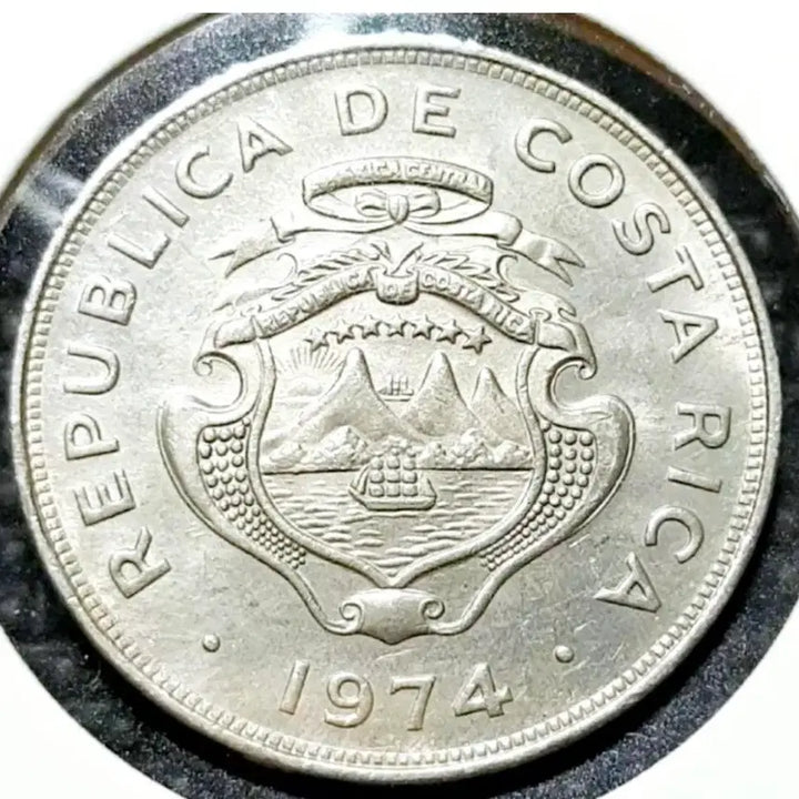 [BUNJANG] Costa Rica 1974 25 Centavos Coin / 코스타리카 미사용 1974년 25센타보스.외국주화 주화 동전 화폐