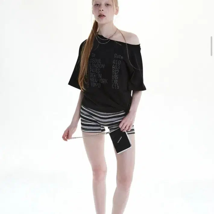 [BUNJANG] Holpaper Departure Cubic Asymmetric Top / 홀페이퍼 디파쳐 큐빅 언발란스 탑