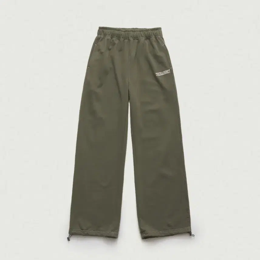 [BUNJANG] The Barnet Campie Jogger Training Pants Khaki / 더바넷 캠피 조거 트레이닝팬츠 바지 카키 스웻 스트링 Campie