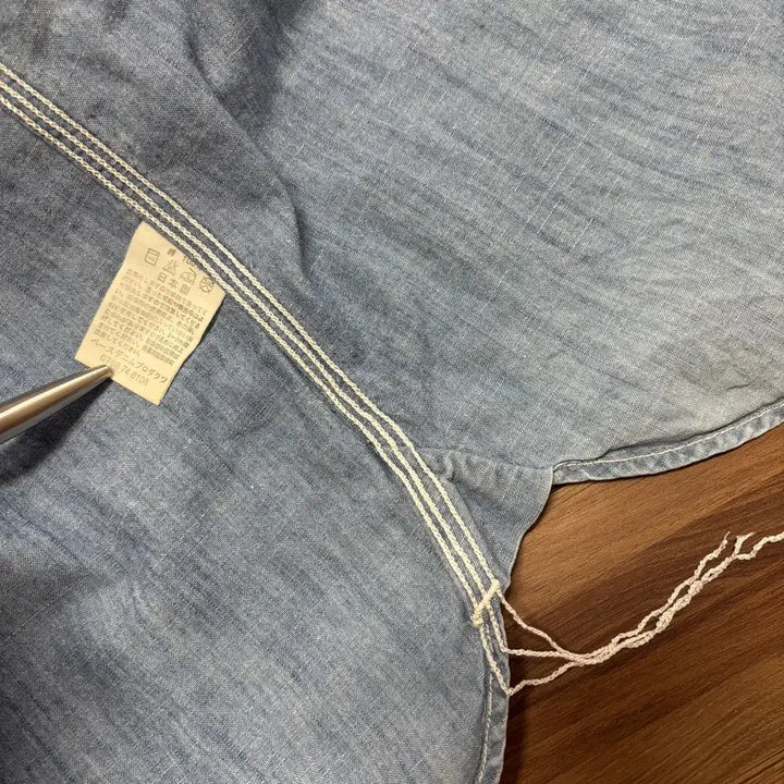 [BUNJANG] Orslow Chambray Grunge Fading Work Shirt / 오어슬로우 샴브레이 그런지 페이딩 워크 셔츠 2
