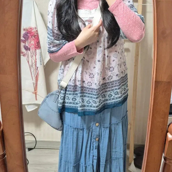 [BUNJANG] Vintage Hagumi Mori Girl Outfit Set / 빈티지 하구미모리걸