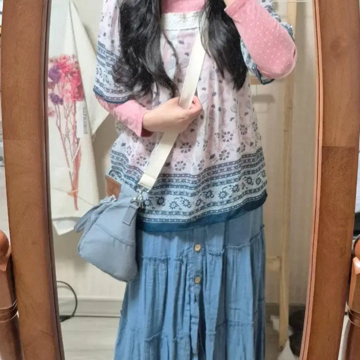 [BUNJANG] Vintage Hagumi Mori Girl Outfit Set / 빈티지 하구미모리걸