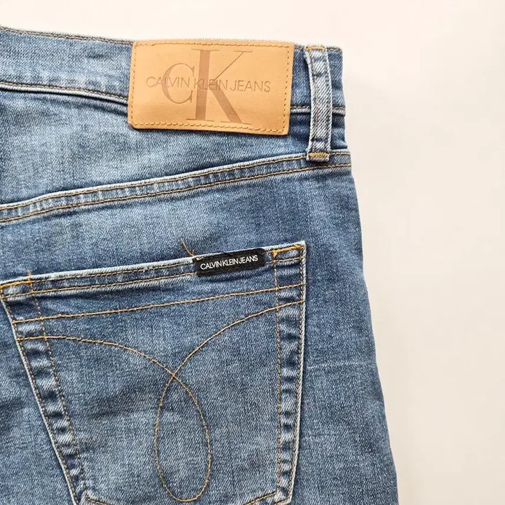 [BUNJANG] Calvin Klein Straight Fit Stretch Denim Jeans / 캘빈클라인 청바지 일자 스판 데님 사이즈36 R5309