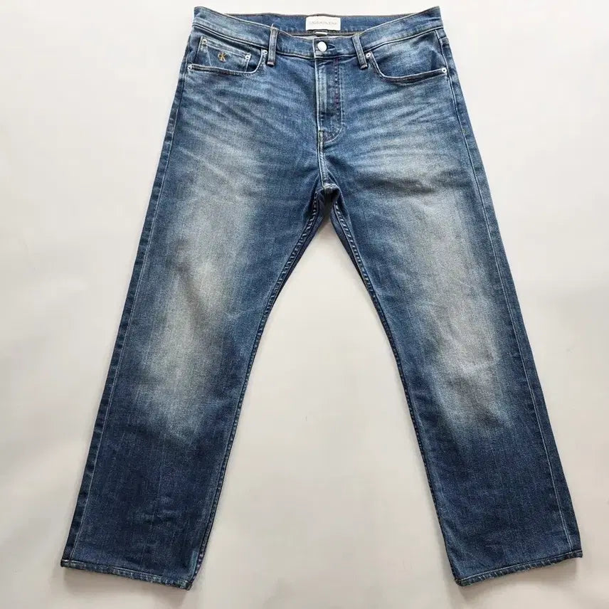 [BUNJANG] Calvin Klein Straight Fit Stretch Denim Jeans / 캘빈클라인 청바지 일자 스판 데님 사이즈36 R5309
