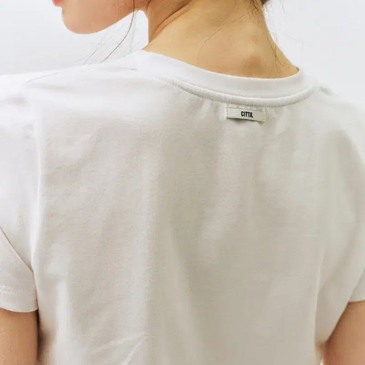 [BUNJANG] CITA Retro Star Number 23 White T-shirt / 씨타 레트로 스타 넘버 23 반팔 티셔츠 화이트