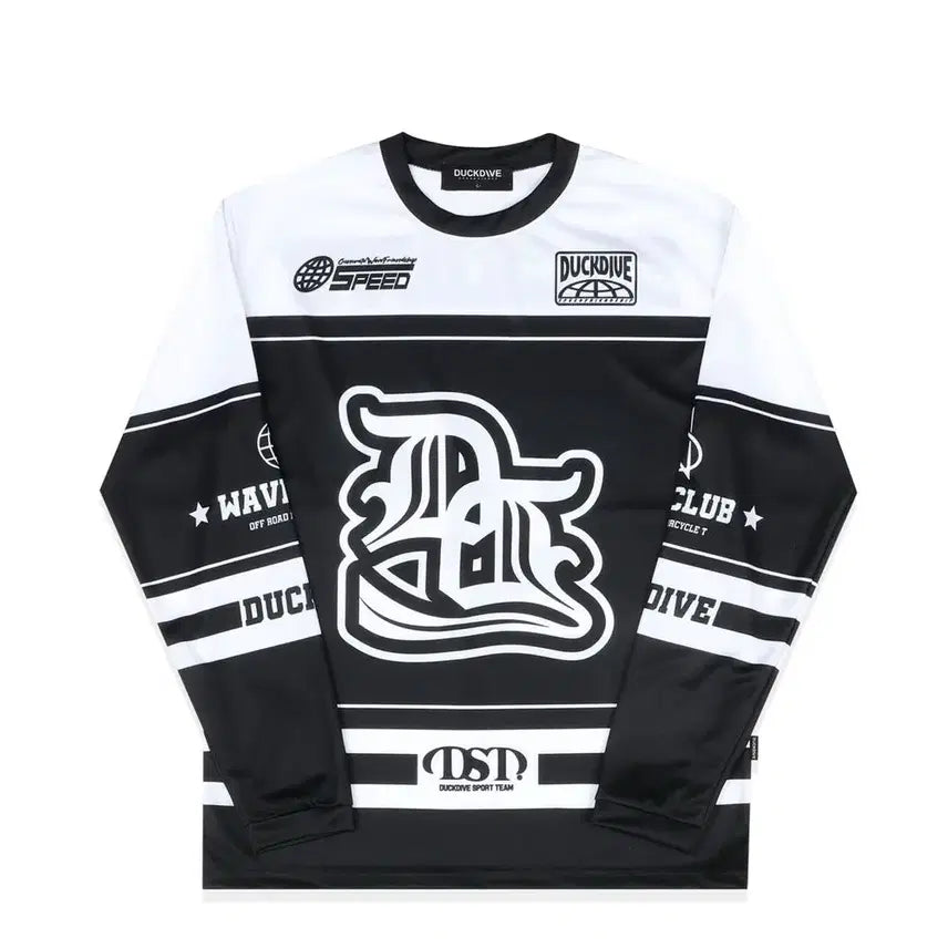 [BUNJANG] Duckdive Old School Symbol Mesh Long Sleeve Black T-Shirt L / 덕다이브 올드스쿨 심볼 메쉬 롱슬리브 블랙 긴팔 티셔츠 L