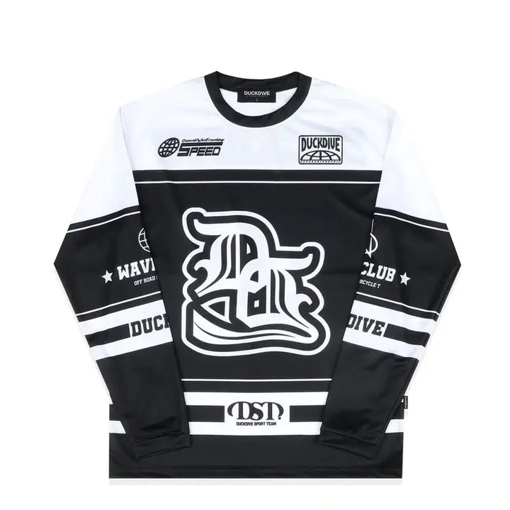 [BUNJANG] Duckdive Old School Symbol Mesh Long Sleeve Black T-Shirt L / 덕다이브 올드스쿨 심볼 메쉬 롱슬리브 블랙 긴팔 티셔츠 L