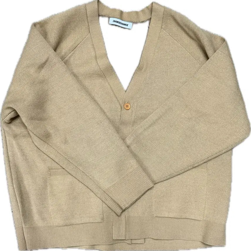 [BUNJANG] ChanceChance Beige Cardigan / 챈스챈스 찬스찬스 베이지 가디건