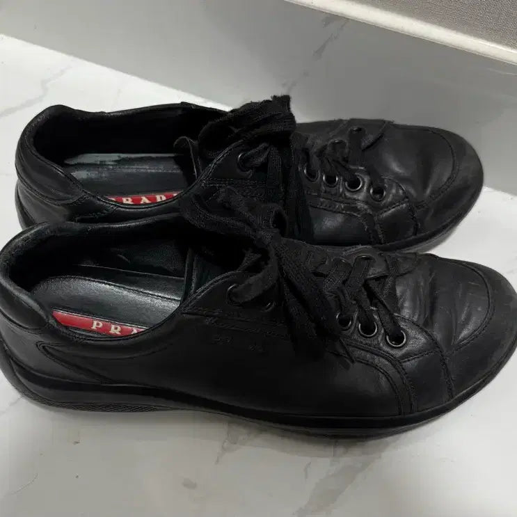 [BUNJANG] Prada Leather Sneakers / 프라다 레더 스니커즈