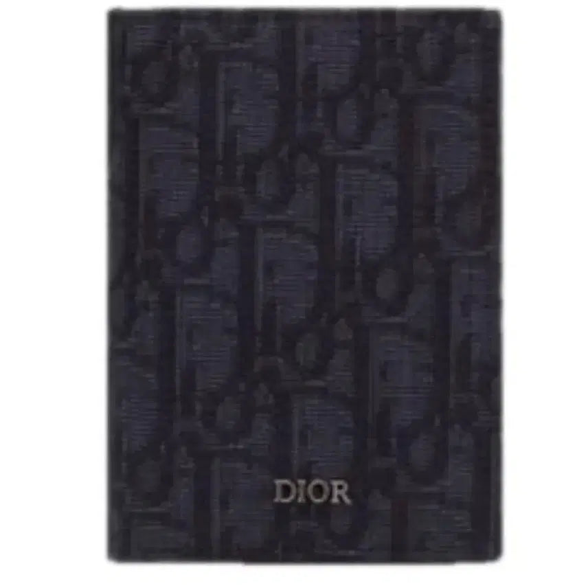 [BUNJANG] Dior Oblique Bi-Fold Card Holder Black / 디올 오블리크 2단 카드지갑 블랙