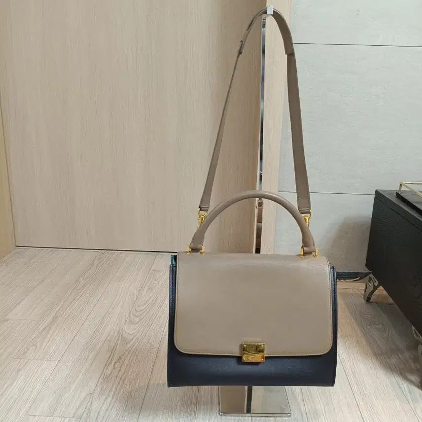 [BUNJANG] Celine Trapez Bag Multicolor 2-Way Tote Bag / (정품)셀린느 멀티컬러 트라페제 2-WAY 토드백