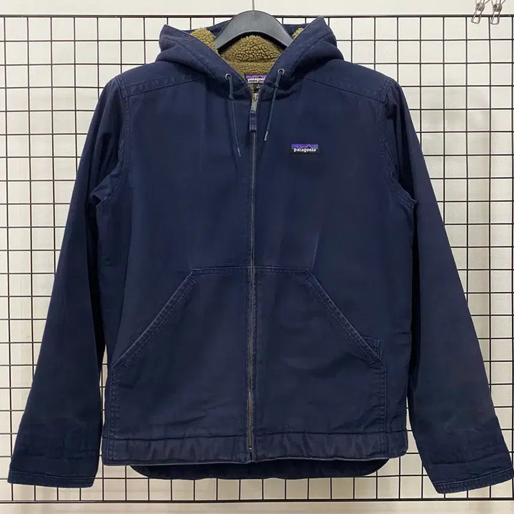 [BUNJANG] Patagonia Organic Cotton Canvas Hooded Fleece Work Jacket / <L> 파타고니아 오가닉코튼 캔버스 후드 플리스 워크 자켓