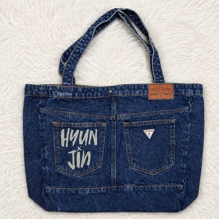 [SOLD OUT] 현진 게스 데님 숄더백 데님 게스 가방 양도